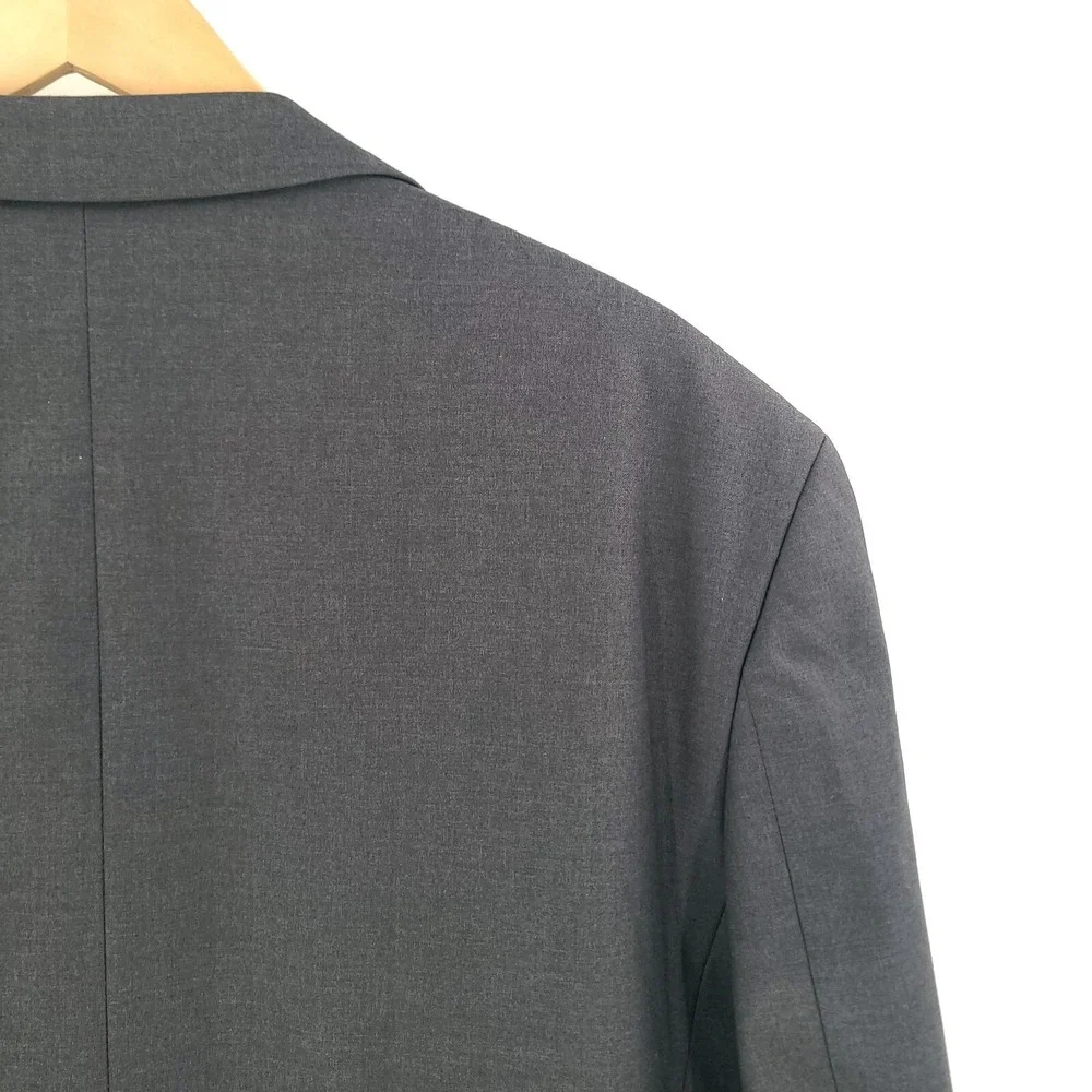 Caravelli Blazer Mens 48L Gray Polyester 42W Polyester Blend Sports Coat